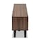 Baxton Studio Clapton Modern and Contemporary Multi-Tone Grey and Walnut Brown Finished Wood TV Stand 179-11225-Zoro - alternate 2